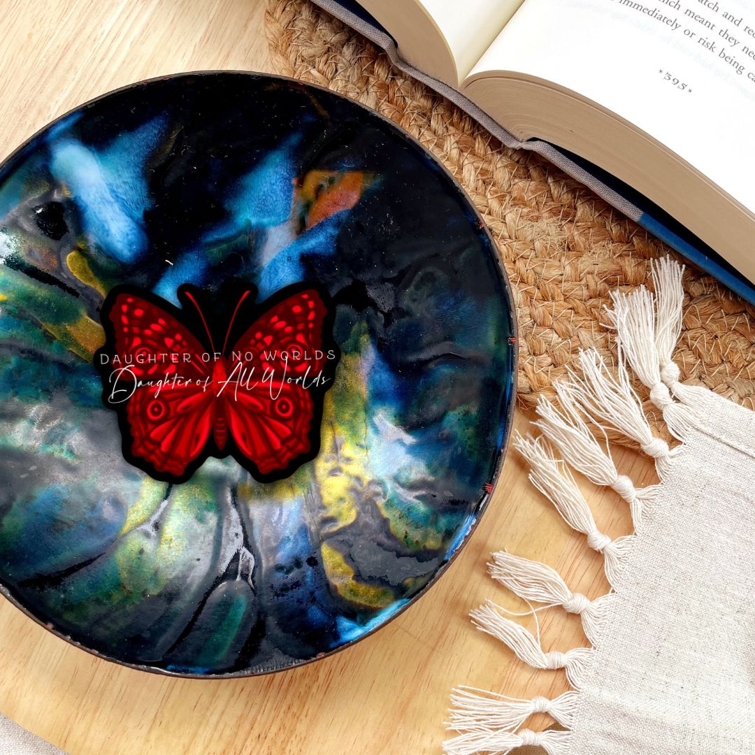Daughter of No Worlds Quote Sticker | Daughter of All Worlds | Carissa Broadbent Officially Licensed