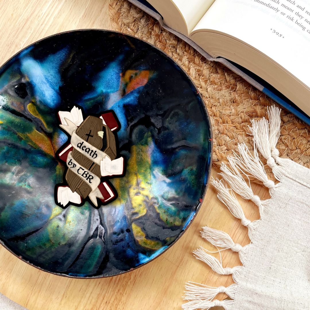 Death By TBR Sticker | Fall & Halloween Kindle Stickers