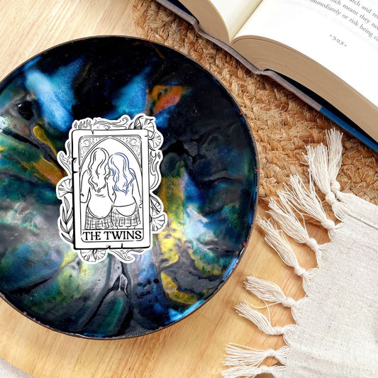 The Twins Tarot Card Zodiac Academy Sticker | Officially Licensed