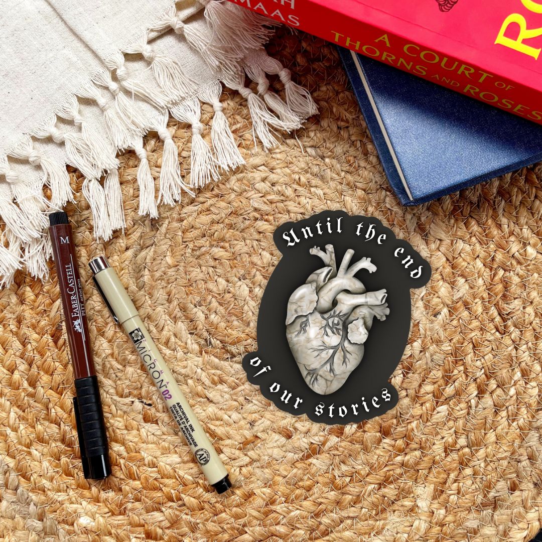 Daughter of No Worlds Quote Sticker | Until The End of Our Stories | Carissa Broadbent Officially Licensed