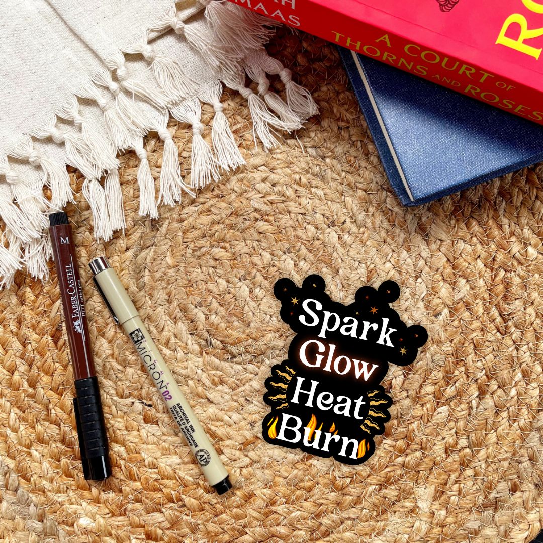 Spark Glow Heat Burn Sticker | Spark of The Everflame by Penn Cole | Officially Licensed