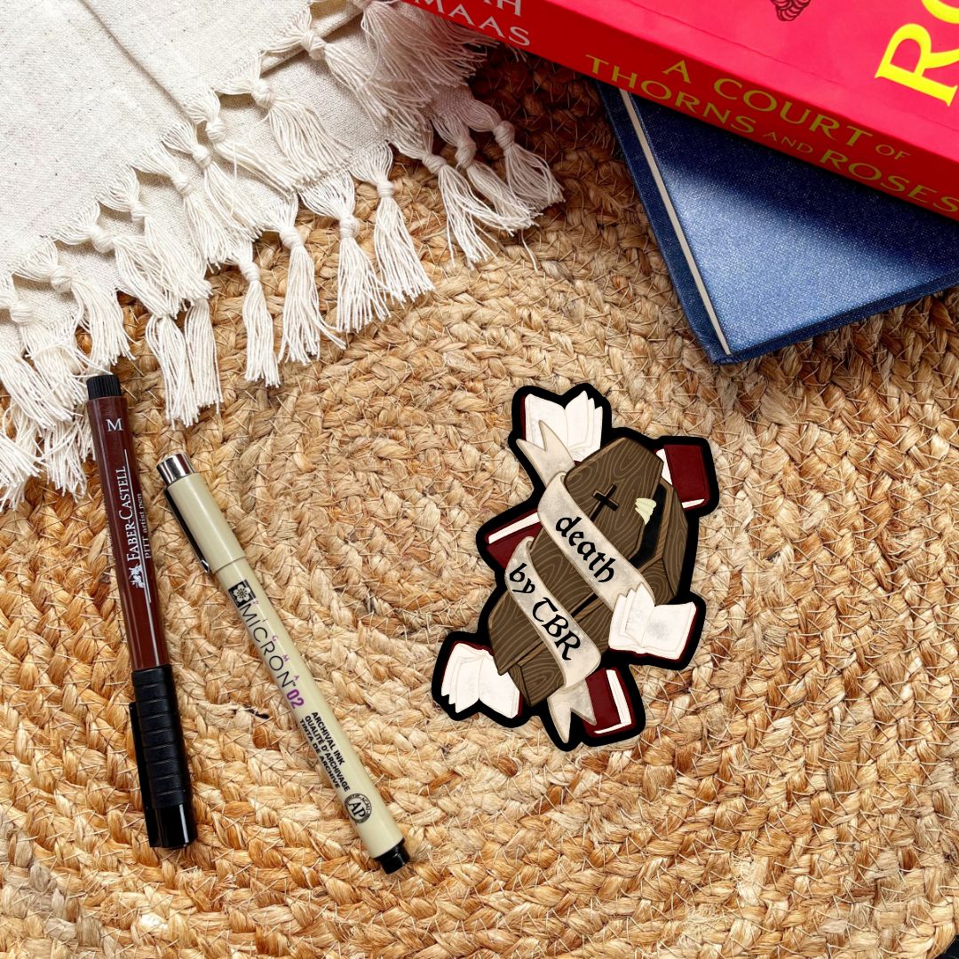 Death By TBR Sticker | Fall & Halloween Kindle Stickers