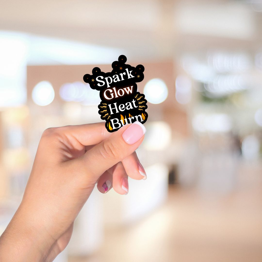 Spark Glow Heat Burn Sticker | Spark of The Everflame by Penn Cole | Officially Licensed