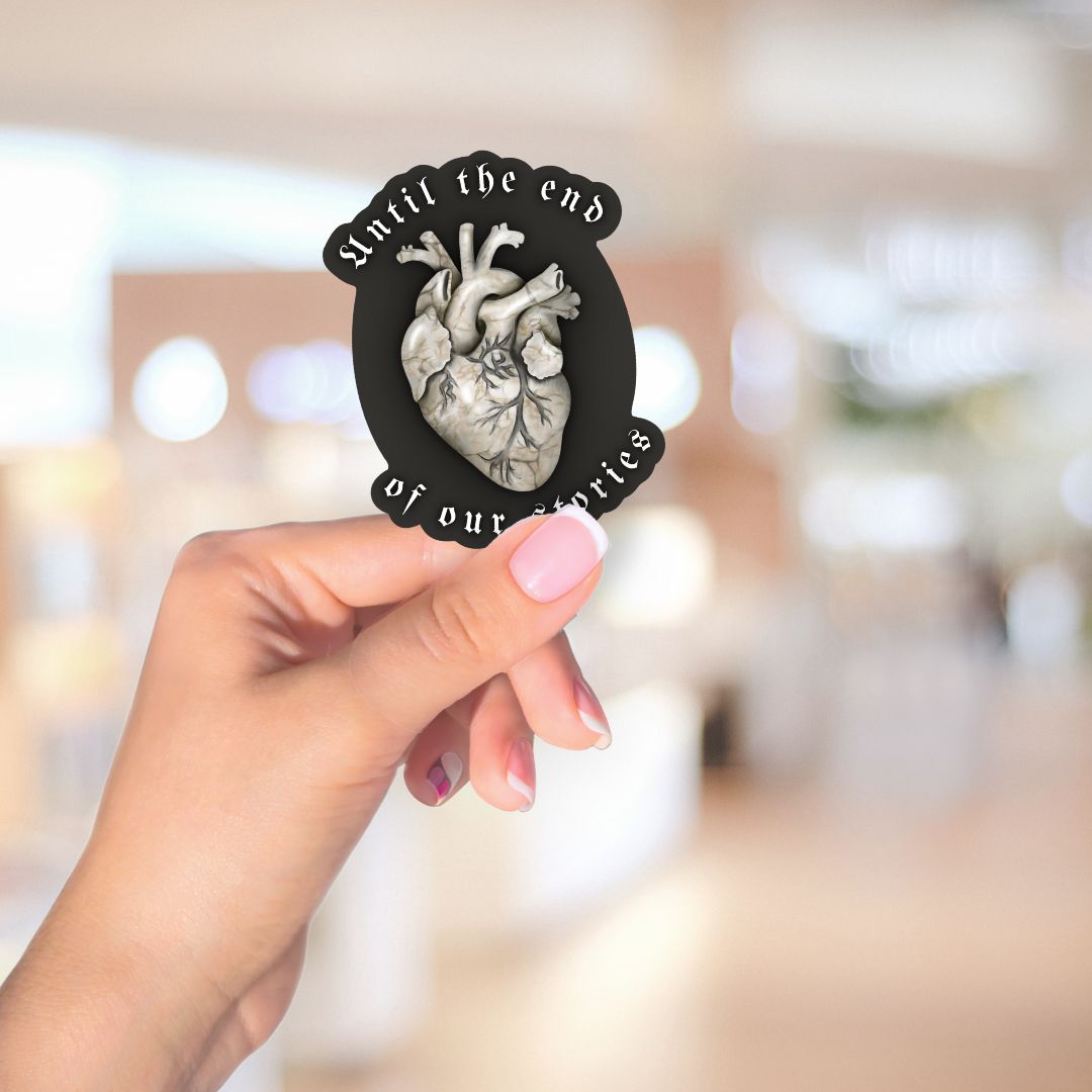 Daughter of No Worlds Quote Sticker | Until The End of Our Stories | Carissa Broadbent Officially Licensed
