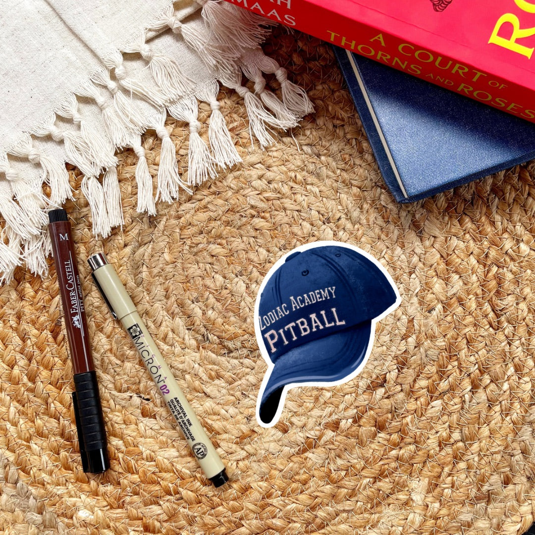 Zodiac Academy Pitball Hat Sticker - Officially Licensed