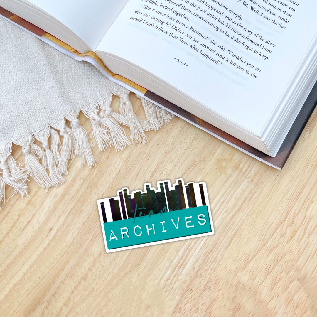Team Archives Sticker | Sarah J Maas | Crescent City - Serafine Art & Design -