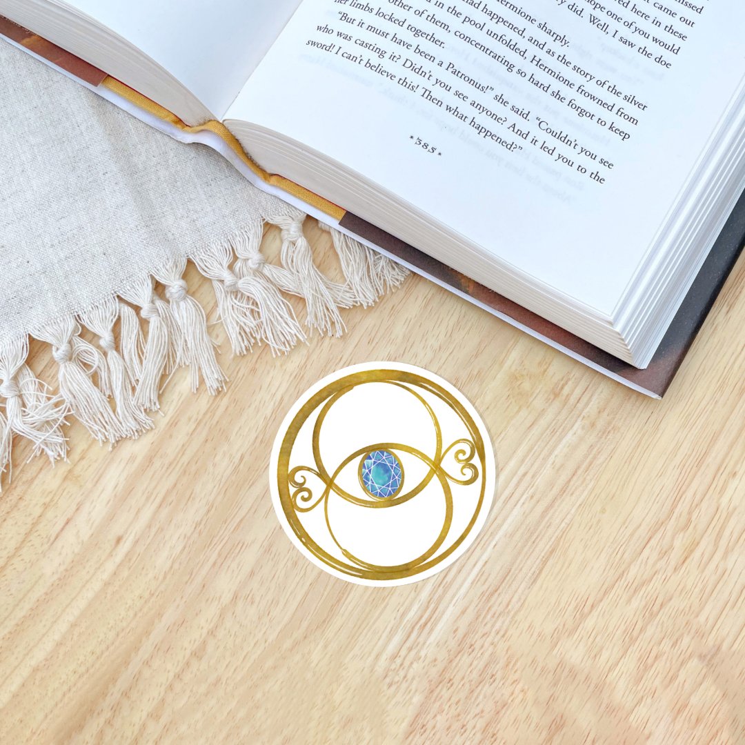 Throne of Glass Eye of Elena Sticker | Kindle Stickers | Sarah J Maas - Serafine Art & Design -