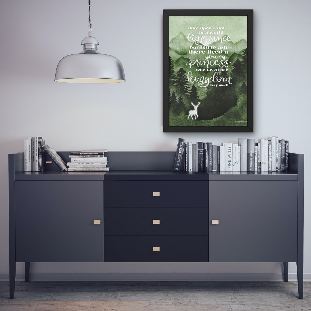 Throne of Glass Quote Print | Terrasen | Bookish Wall Art - Serafine Art & Design -
