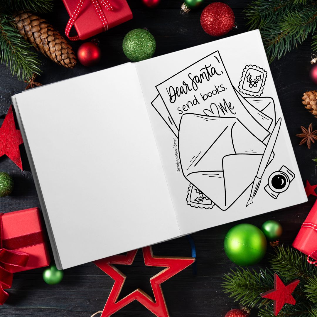 The Hygge Christmas Coloring Book by Serafine Art and Design