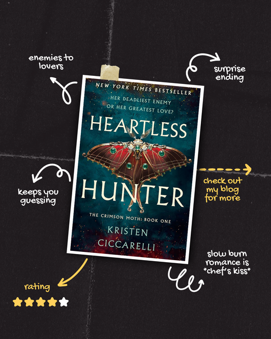 Heartless Hunter by Kristen Ciccarelli: A Spellbinding Romantasy Adventure