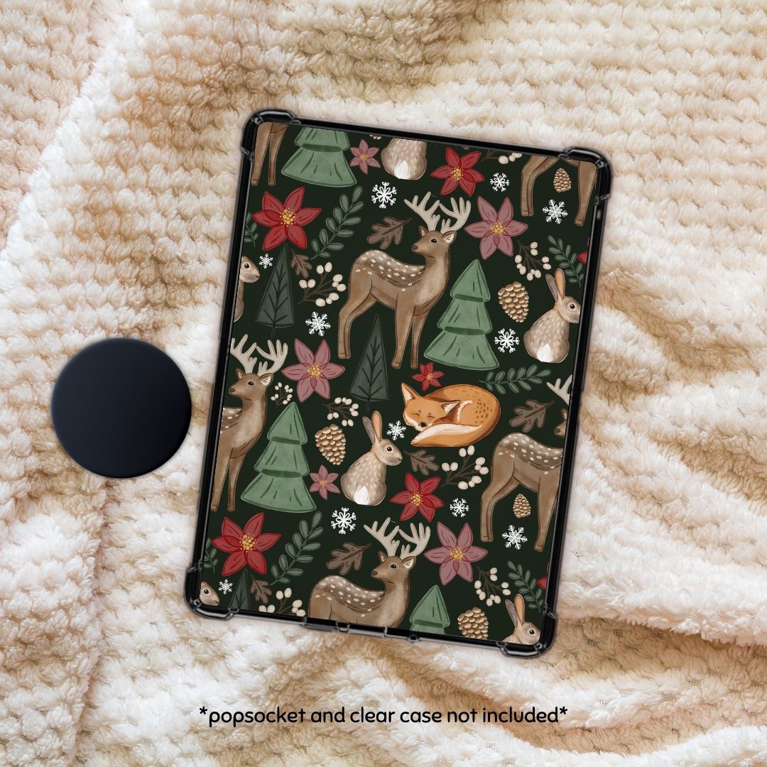 Cozy Yule Kindle Inserts | Adorable Kindle Accessories for Book Lovers
