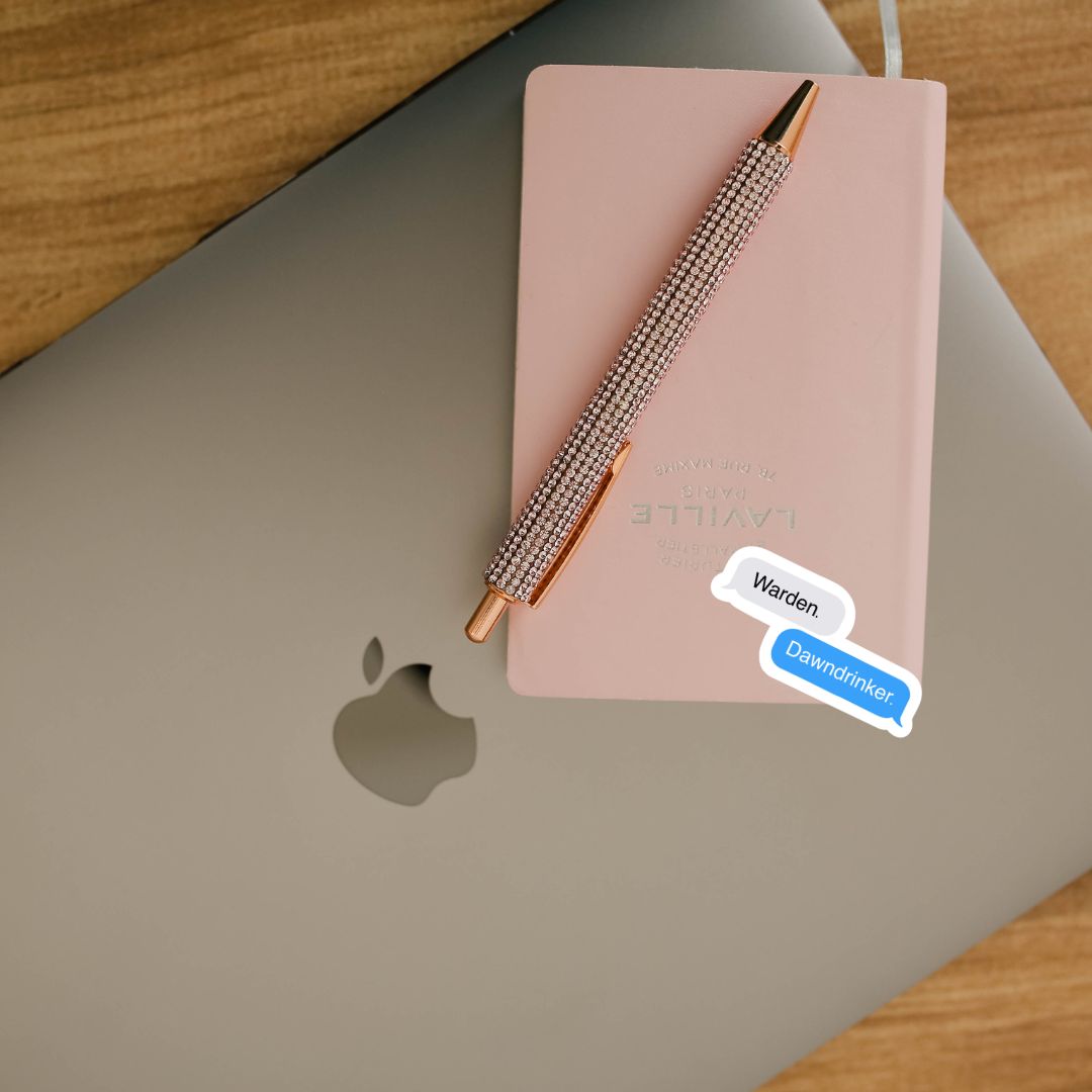 Mische & Asar Chat Sticker | Carissa Broadbent Serpent & The Wings of Night Officially Licensed