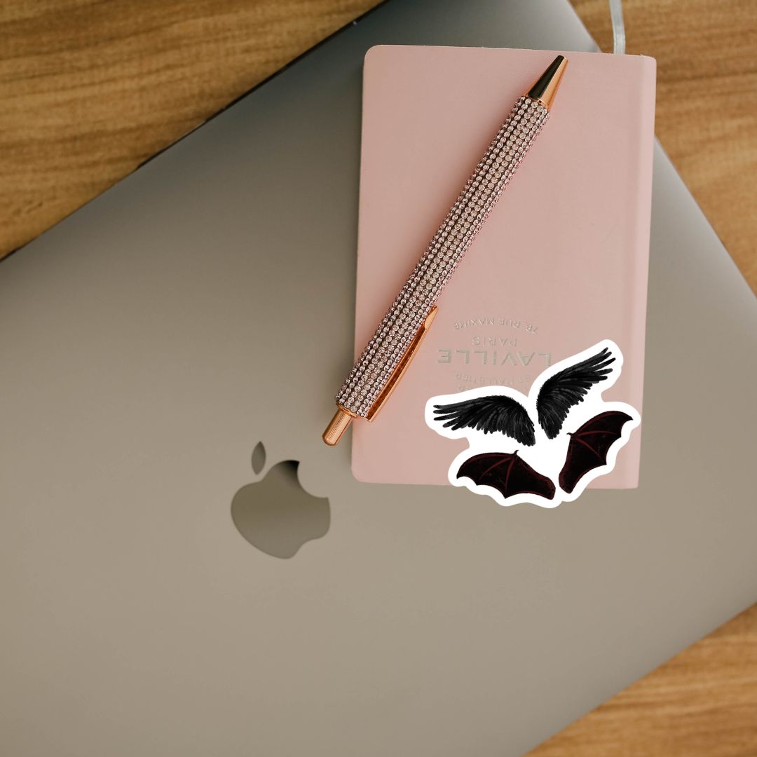 Nightborn Wings Sticker | Carissa Broadbent Serpent & The Wings of Night Officially Licensed