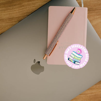 Chasing That Scholastic Book Fair High 90s Nostalgia Sticker