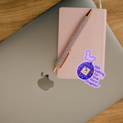 "Still Waiting" Cute Digital Pet 90s Nostalgia Sticker