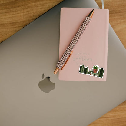 Green Bookshelf Sticker | Cute Kindle Stickers
