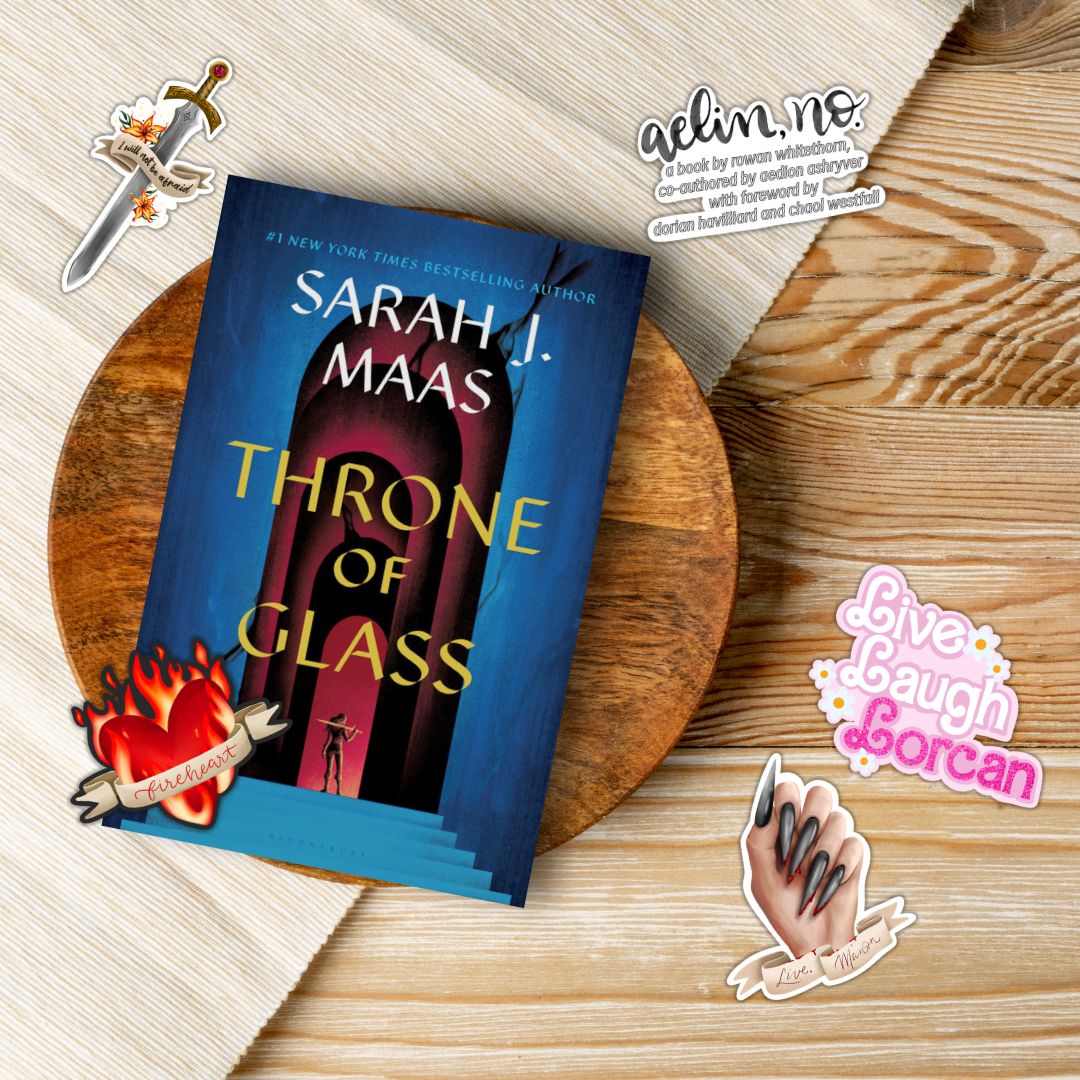 Throne of Glass Sticker Pack | Bookish Stickers | Sarah J Maas Merch