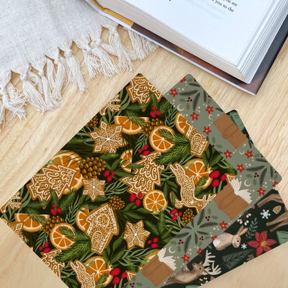 Cozy Yule Kindle Inserts | Adorable Kindle Accessories for Book Lovers