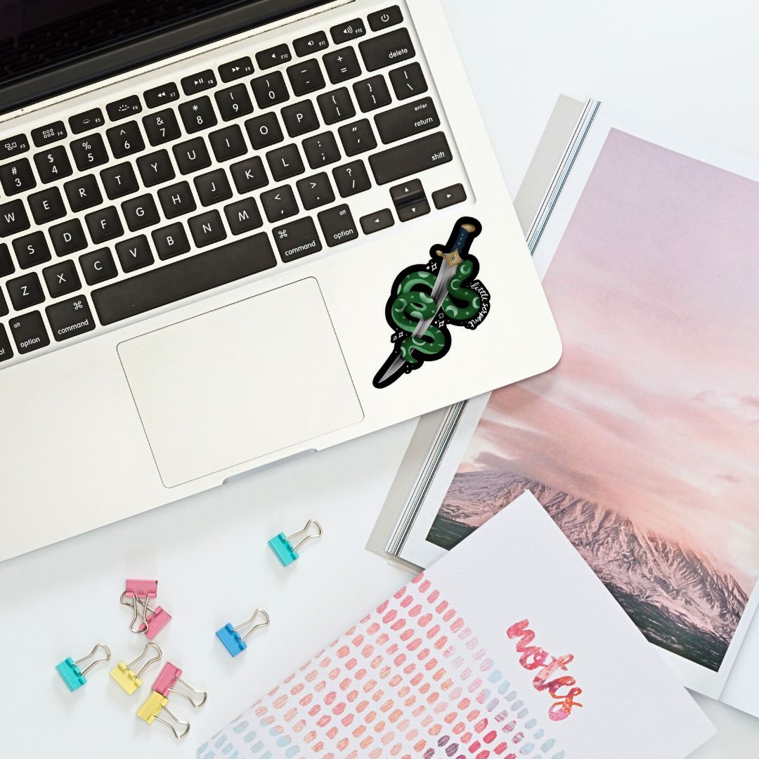 Little Serpent Sword Sticker | Carissa Broadbent Serpent & The Wings of Night Officially Licensed