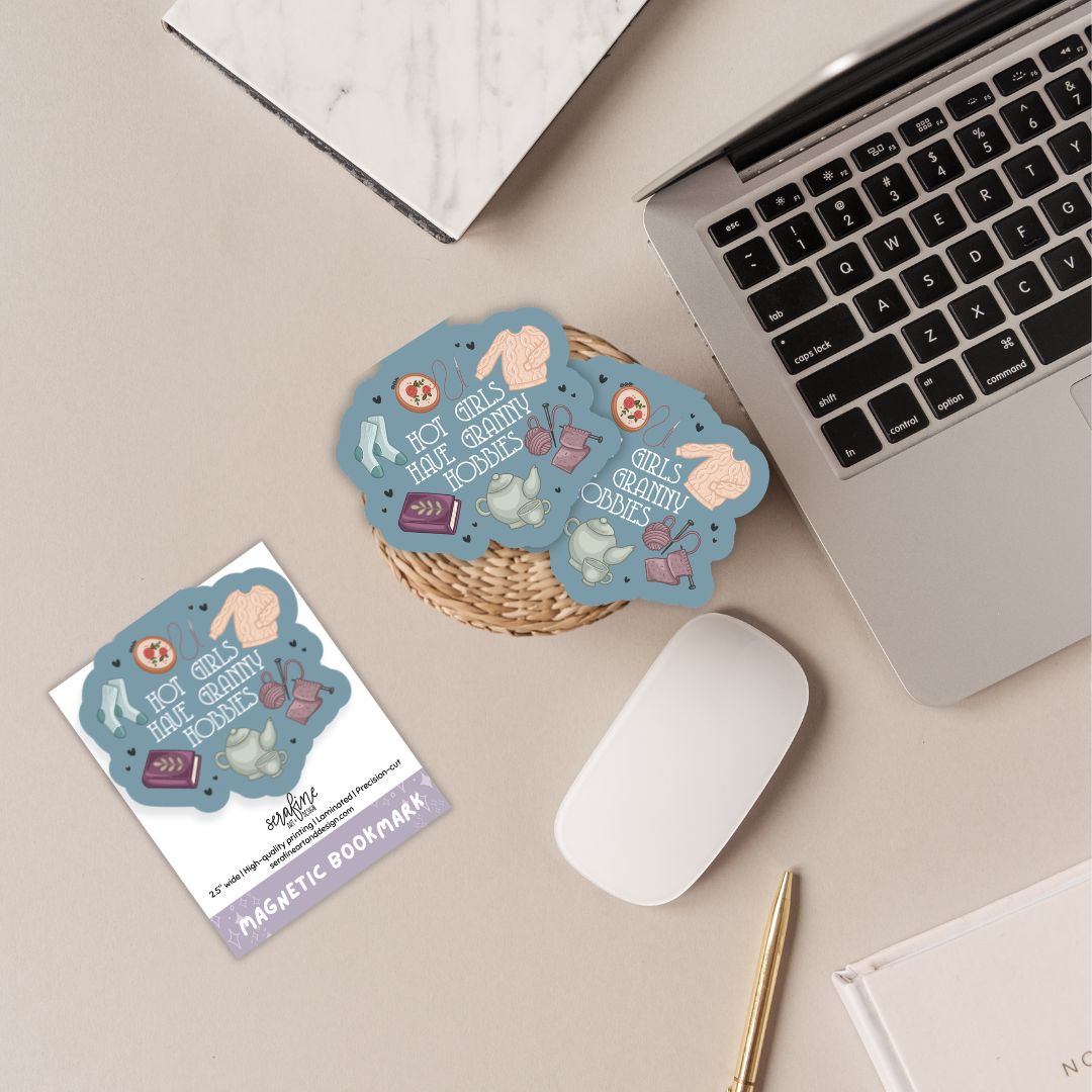 Hot Girls Have Granny Hobbies Magnetic Bookmark
