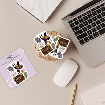 Witchy Things Dark Academia Spooky Magnetic Bookmark