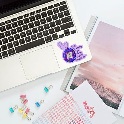 "Still Waiting" Cute Digital Pet 90s Nostalgia Sticker