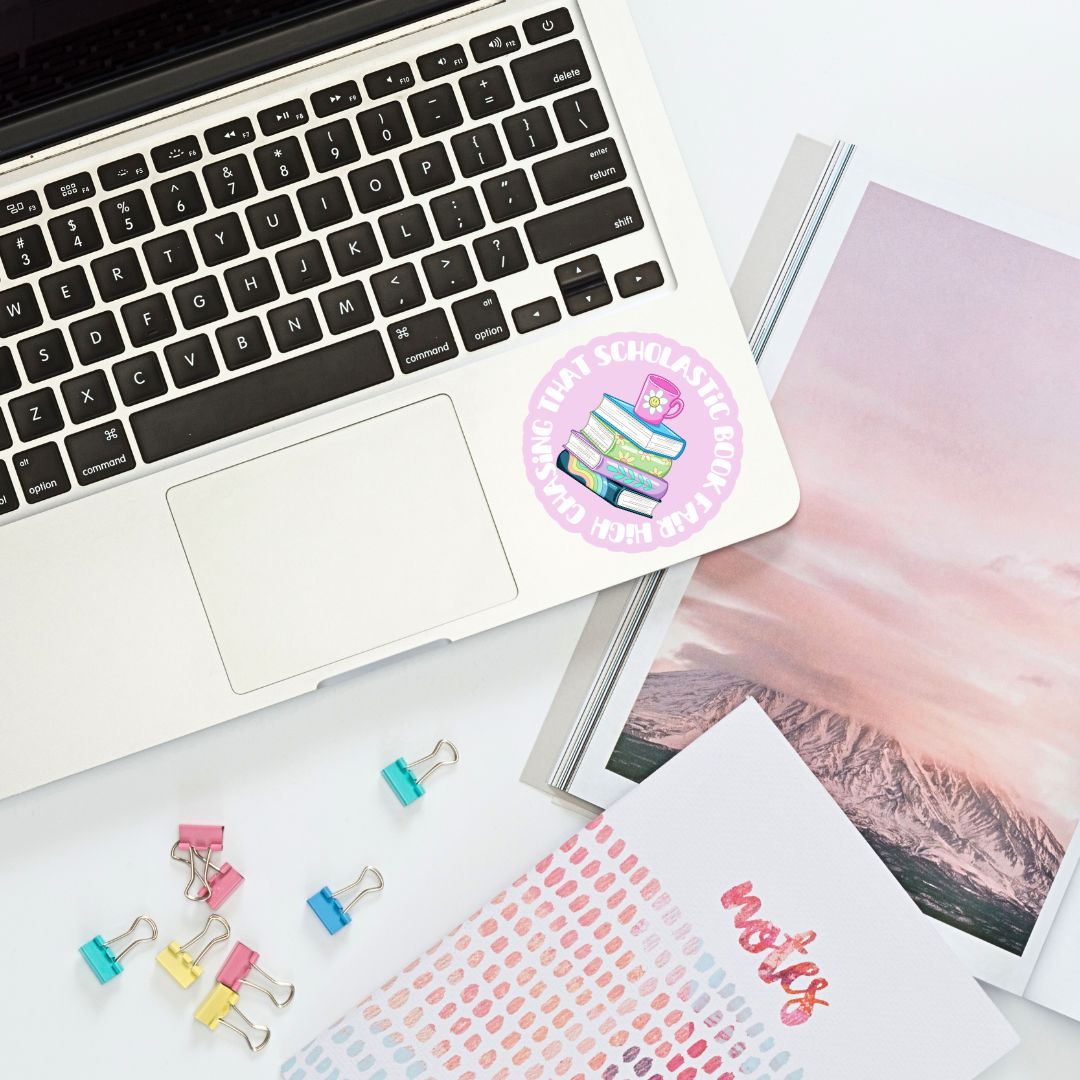 Chasing That Scholastic Book Fair High 90s Nostalgia Sticker