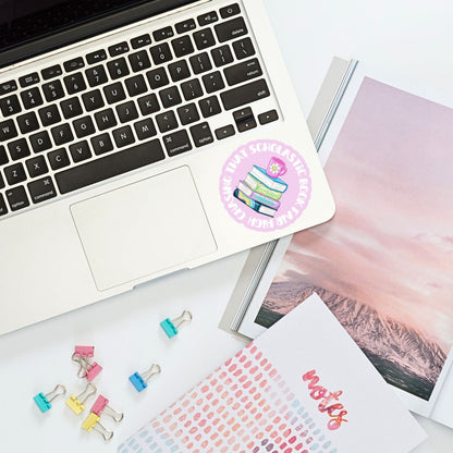 Chasing That Scholastic Book Fair High 90s Nostalgia Sticker