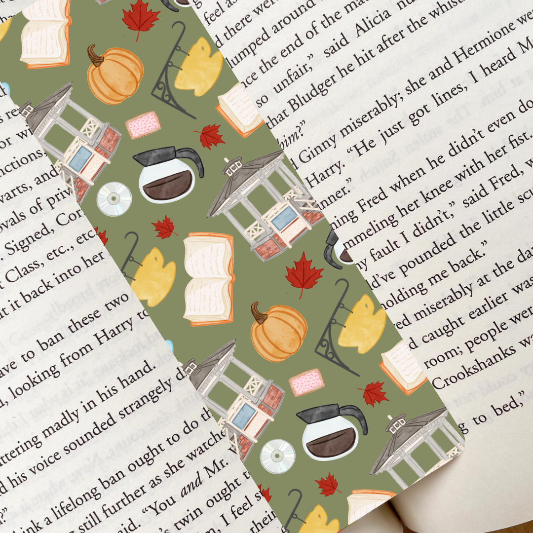 Small Town Charm Bookmark | Cozy & Nostalgic Gifts for Book Lovers