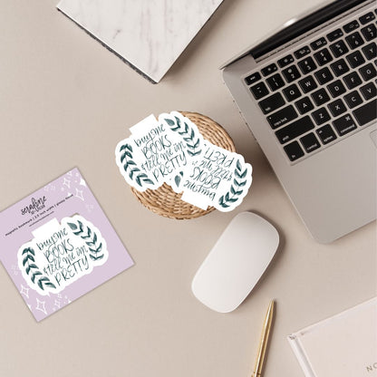 Buy Me Books & Tell Me I'm Pretty Magnetic Bookmark