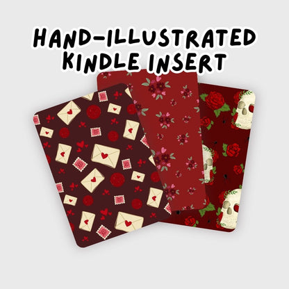 Dark Romantic Kindle Inserts | Romance Kindle Accessories for Book Lovers