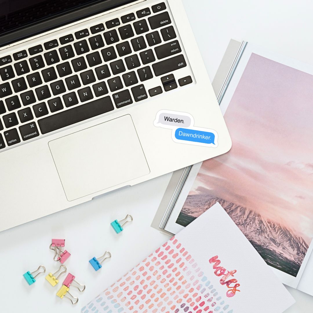 Mische & Asar Chat Sticker | Carissa Broadbent Serpent & The Wings of Night Officially Licensed