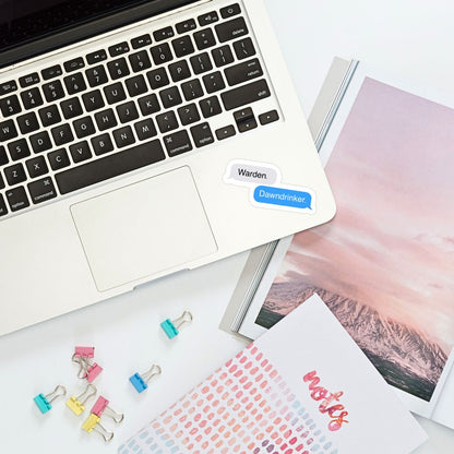 Mische & Asar Chat Sticker | Carissa Broadbent Serpent & The Wings of Night Officially Licensed