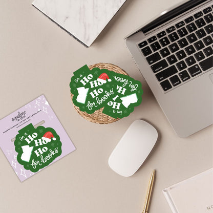 Ho Ho Ho for Books Christmas Magnetic Bookmark