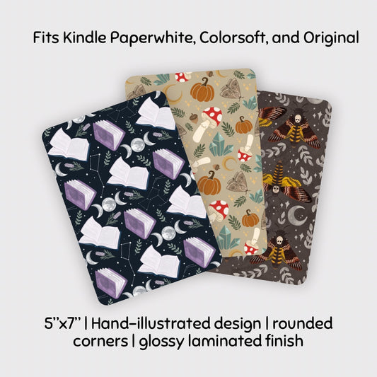 Dark Celestial Kindle Inserts | Adorable Kindle Accessories for Book Lovers