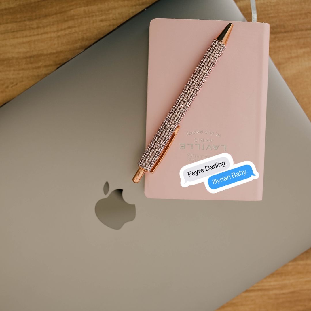 ACOTAR Feyre Darling Chat Sticker | Sarah J Maas Officially Licensed
