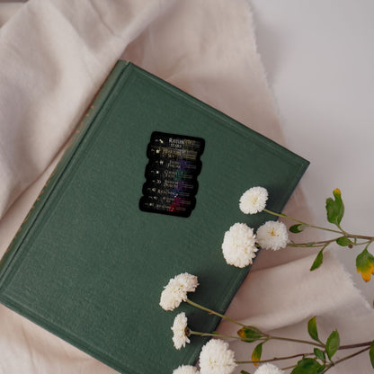 Zodiac Academy Book Stack Sticker | Officially Licensed