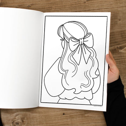 The Cottagecore Coloring Book by Serafine Art and Design