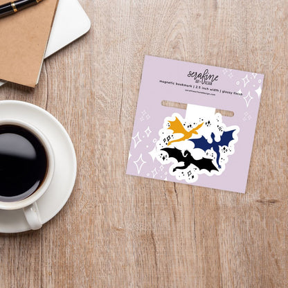Magical Dragons Romantasy Magnetic Bookmark