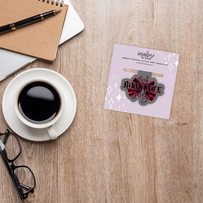 Dark Romance Girly Magnetic Bookmark