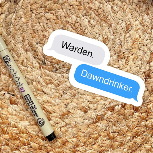 Mische & Asar Chat Sticker | Carissa Broadbent Serpent & The Wings of Night Officially Licensed