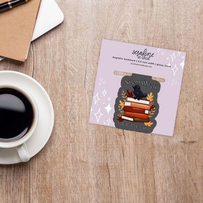 Salem Witch Book Club Dark Academia Spooky Magnetic Bookmark