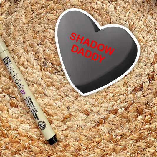 Shadow Daddy Heart Candy Sticker for Romantasy Readers