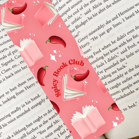 Spicy Book Club Bookmark for Romance Readers