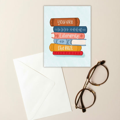 Literally The Best Birthday and Thank You Card | Bookish Greeting Cards
