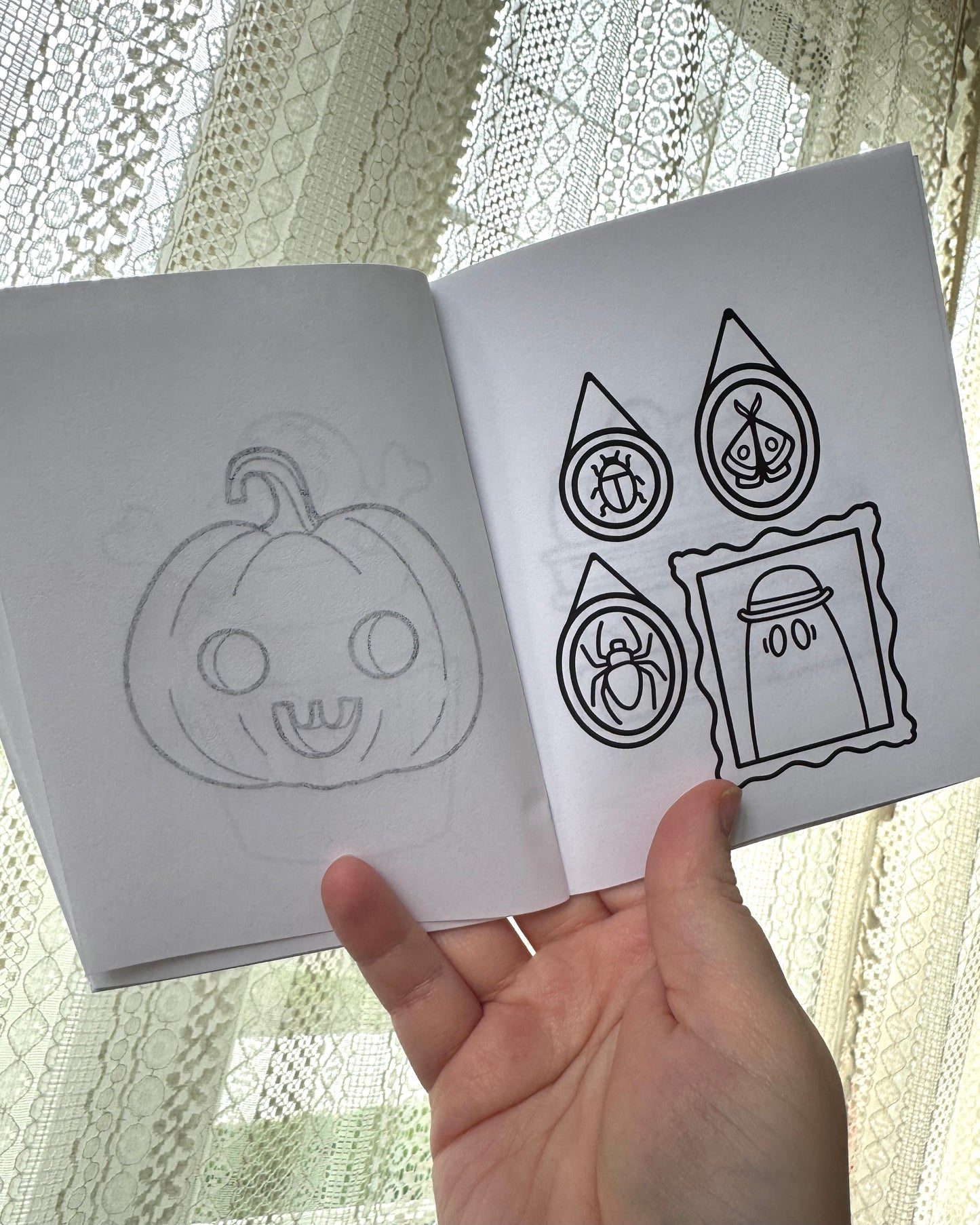 Mini Coloring Book - Spooky