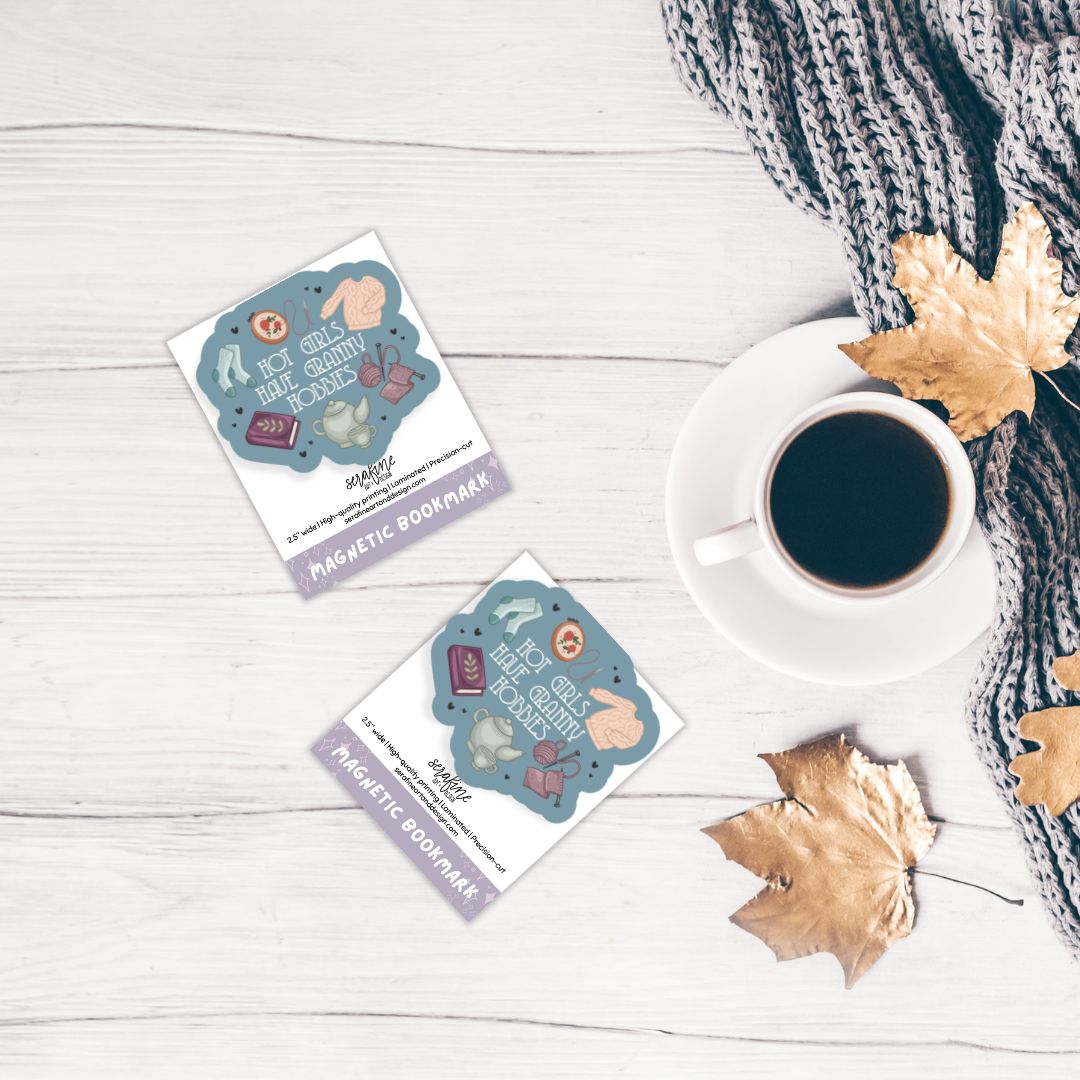 Hot Girls Have Granny Hobbies Magnetic Bookmark