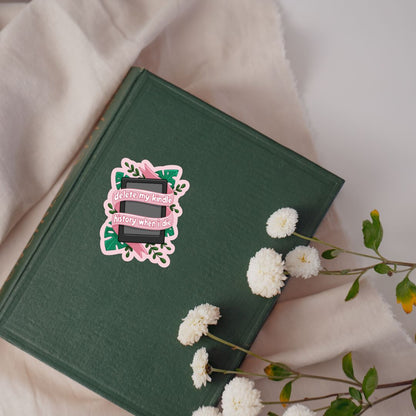 Delete My Kindle History Sticker | Book Lover Kindle Stickers