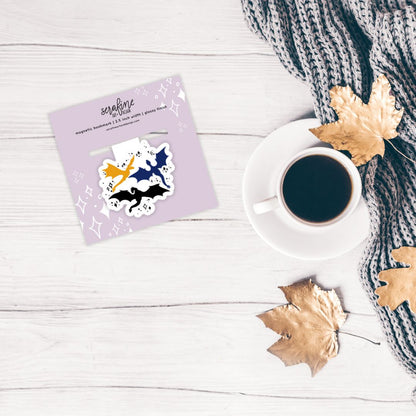 Magical Dragons Romantasy Magnetic Bookmark