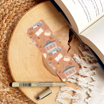 Small Town Charm Bookmark | Cozy & Nostalgic Gifts for Book Lovers
